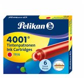 Pelikan Tintenpatronen 4001® Etui mit 6 Standard-Patronen Brillant-Rot Pelikan Tintenpatronen 4001® Etui mit 6 Standard-Patronen Brillant-Rot