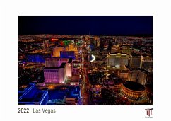 Las Vegas 2022 - White Edition - Timokrates Kalender, Wandkalender, Bildkalender - DIN A4 (ca. 30 x 21 cm)