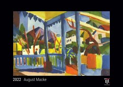 August Macke 2022 - Black Edition - Timokrates Kalender, Wandkalender, Bildkalender - DIN A3 (42 x 30 cm)