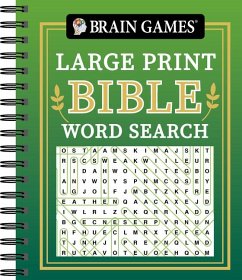 Brain Games - Large Print Bible Word Search (Green) - Publications International Ltd; Brain Games
