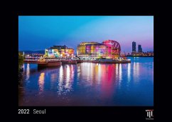 Seoul 2022 - Black Edition - Timokrates Kalender, Wandkalender, Bildkalender - DIN A3 (42 x 30 cm)