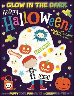 Glow in the Dark Puffy Stickers Happy Halloween! - Boxshall, Amy