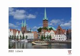 Lübeck 2022 - White Edition - Timokrates Kalender, Wandkalender, Bildkalender - DIN A3 (42 x 30 cm)