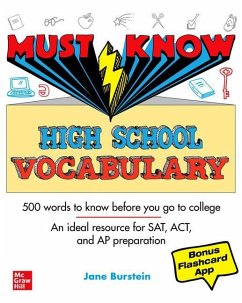 Must Know High School Vocabulary - Burstein, Jane R.