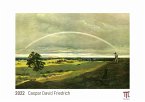 Caspar David Friedrich 2022 - White Edition - Timokrates Kalender, Wandkalender, Bildkalender - DIN A4 (ca. 30 x 21 cm)