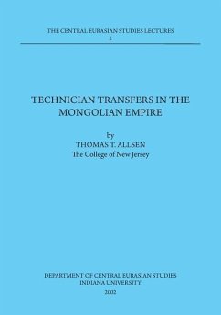 Technician Transfers in the Mongolian Empire - Allsen, Thomas T