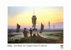 Gemälde von Caspar David Friedrich 2022 - White Edition - Timokrates Kalender, Wandkalender, Bildkalender - DIN A3 (42 x 30 cm)