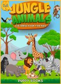 Jungle Animals Coloring book for kids 4-8