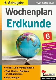 Wochenplan Erdkunde / Klasse 6 (eBook, PDF) - Lütgeharm, Rudi