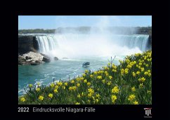 Eindrucksvolle Niagara-Fälle 2022 - Black Edition - Timokrates Kalender, Wandkalender, Bildkalender - DIN A3 (42 x 30 cm)