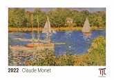 Claude Monet 2022 - Timokrates Kalender, Tischkalender, Bildkalender - DIN A5 (21 x 15 cm)