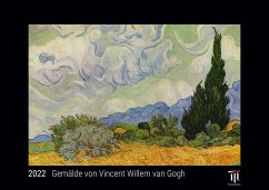 Gemälde von Vincent Willem van Gogh 2022 - Black Edition - Timokrates Kalender, Wandkalender, Bildkalender - DIN A4 (ca. 30 x 21 cm)