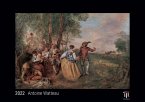 Antoine Watteau 2022 - Black Edition - Timokrates Kalender, Wandkalender, Bildkalender - DIN A4 (ca. 30 x 21 cm)