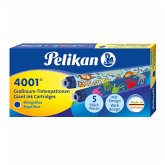 Pelikan Tintenpatronen 4001® Etui mit 5 bunt bedruckten Großraum-Tintenpatronen Königsblau Pelikan Tintenpatronen 4001® Etui mit 5 bunt bedruckten Großraum-Tintenpatronen Königsblau