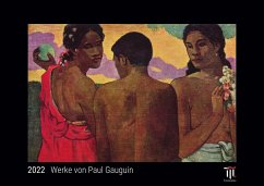 Werke von Paul Gauguin 2022 - Black Edition - Timokrates Kalender, Wandkalender, Bildkalender - DIN A4 (ca. 30 x 21 cm)