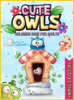 Cute Owls Coloring book for adults - Factory, Animal's