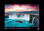 Wasserfälle - Das Singen des Wassers 2022 - Black Edition - Timokrates Kalender, Wandkalender, Bildkalender - DIN A3 (42 x 30 cm)