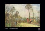 Camille Pissarro 2022 - Black Edition - Timokrates Kalender, Wandkalender, Bildkalender - DIN A3 (42 x 30 cm)