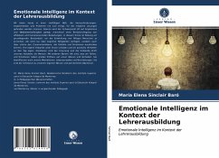 Emotionale Intelligenz im Kontext der Lehrerausbildung - Sinclair Baró, María Elena