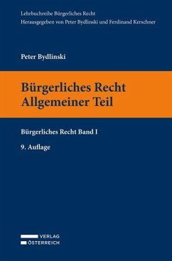 Bürgerliches Recht I. Allgemeiner Teil - Bydlinski, Peter