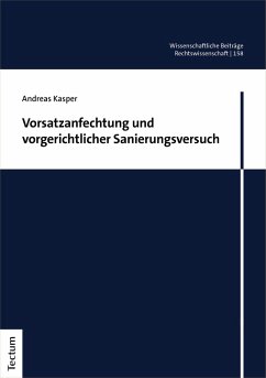 Cover Vorsatzanfechtung und vorgerichtlicher Sanierungsversuch (eBook, PDF)
