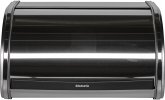 Brabantia Klappbrotkasten Front rund, Stahl matt, med. Brabantia Klappbrotkasten Front rund, Stahl matt, med.