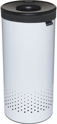 Brabantia Wäschekorb, 35 L dunkelgrau / weiss