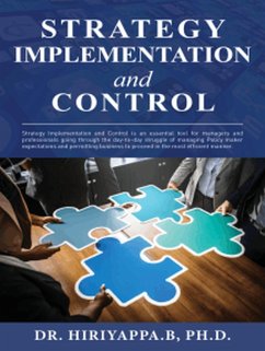 Strategy Implementation and Control (eBook, ePUB) - B, Hiriyappa