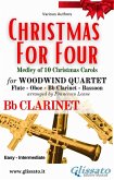 Bb Clarinet part of "Christmas for four" - Woodwind Quartet (eBook, ePUB)