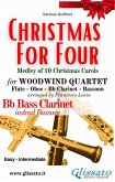 Bass Clarinet instead Bassoon part of "Christmas for four" - Woodwind Quartet (eBook, ePUB)