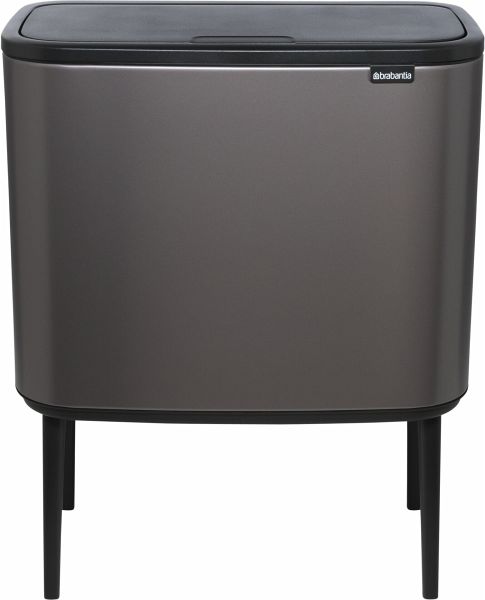 Brabantia Mülleimer Bo Touch Bin Platinum, 3 x 11 L