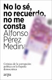 No lo sé, no recuerdo, no me consta (eBook, ePUB)