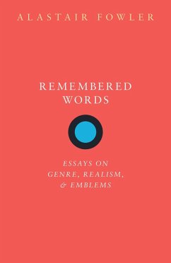 Remembered Words (eBook, ePUB) - Fowler, Alastair
