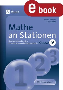 Mathe an Stationen Klasse 9 (eBook, PDF) - Bettner, Marco; Dinges, Erik