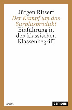 Der Kampf um das Surplusprodukt (eBook, PDF) - Ritsert, Jürgen