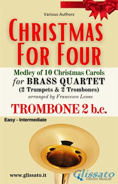 Trombone 2 bass clef part - Brass Quartet Medley 