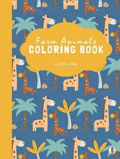 Farm Animals Coloring Book for Kids Ages 3+ (Printable Version) (fixed-layout eBook, ePUB) - Blake, Sheba