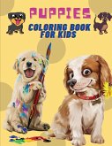 Puppies Coloring Book For Kids