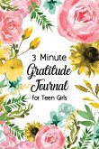 3 Minute Gratitude Journal for Teen Girls