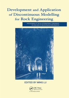 Cover Development and Application of Discontinuous Modelling for Rock Engineering (eBook, ePUB)