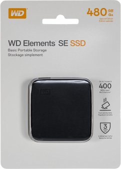Western Digital Elements SE 480GB 400MS/s WDBAYN4800ABK-WESN