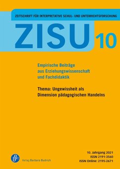ZISU - Zeitschrift für interpretative Schul- und Unterrichtsforschung (eBook, PDF)