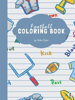 Football Coloring Book for Kids Ages 3+ (Printable Version) (fixed-layout eBook, ePUB) - Blake, Sheba