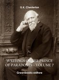 Writings of the Prince of Paradoxes - Volume 7 (eBook, ePUB)