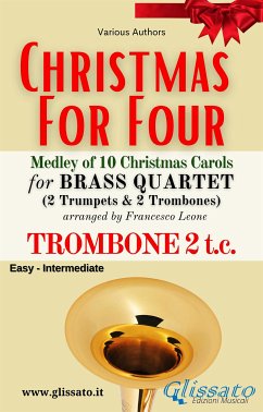 Bb Trombone 2 treble clef part - Brass Quartet Medley 