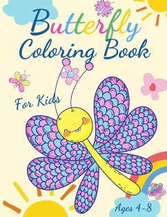 Butterfly Coloring Book For Kids Ages 4-8 - Colouring, Education