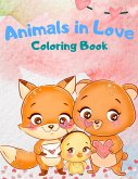 Animals In Love Coloring Book For Kids