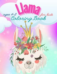 Llama Coloring Book For Kids Ages 4-8 - Colouring, Education