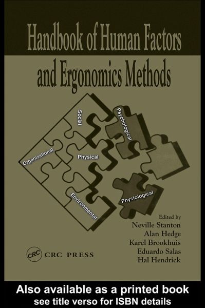 Handbook of Human Factors and Ergonomics Methods (eBook, ePUB) Handbook of Human Factors and Ergonomics Methods (eBook, ePUB)