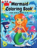 Mermaid Coloring Book for Girls Ages 2-8